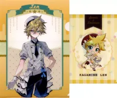 【中古】クリアファイル 鏡音レン(パティシエ) クリアファイルセット(2枚組) 「初音ミク エンタメくじ2024」 クリアファイルセット賞