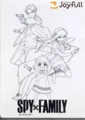 【中古】クリアファイル 集合(モノクロ) A4クリアファイル 「SPY×FAMILY × ジョイフル」 対象メニュー注文特典