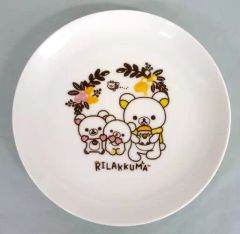 [중고]접시·찻잔(캐릭터) 집합 식기 셀렉션(접시) [이치반 쿠지 리락쿠마 테부쿠로를 머물러 테마] F상
