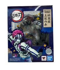 미품 반다이 귀멸의 칼날 Figuarts ZERO 猗窩座 상현의 참호피규어