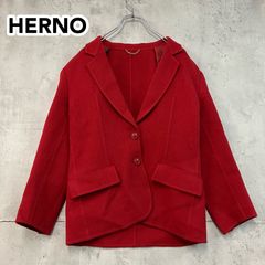 HERNO ヘルノ ウール100% ジャケット 44 ライトブルー イタリア - メルカリ