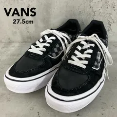 VANS バンズ V3858 N.CLR チェッカーボード 厚底 スケートシューズ US9.5 27.5cm 黒白 スエード ローカット スニーカー メンズ ストリート ★ ■■