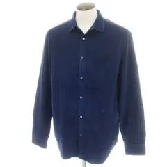 【新品】ヤコブコーエン JACOB COHEN コットン 細畝コーデュロイ カジュアルシャツ ネイビー【サイズXXL】【メンズ】