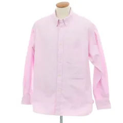 【中古】スタジオニコルソン STUDIO NICHOLSON BEAMS PLUS別注 2025年秋冬 オックスフォード ボタンダウン カジュアルシャツ ピンク【サイズM】【メンズ】