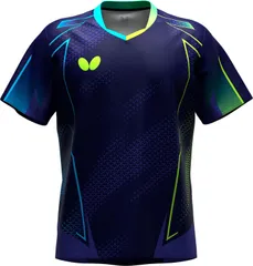 吸水速乾 伸縮 ゲームシャツ JTTA公認 卓球 ネイサス・シャツ [バタフライ] 47180