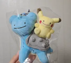 メタモン ラプラス&ピカチュウ ギミック キーホルダー ぬいぐるみ