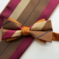 ②-6 蝶ネクタイ　ポケットチーフ2点セット