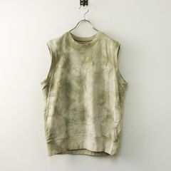 キャピタル カントリー KAPITAL KOUNTRY タイダイノースリーブスウェット 3\ベージュ系 コットン ベスト カットソー【2400014709469】