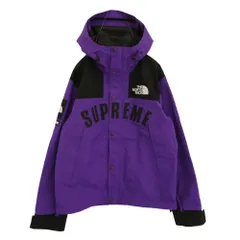 Supreme シュプリーム × THE NORTH FACE ノースフェイス 19SS Arc Logo Mountain Parka アーチロゴ マウンテンパーカー ジャケット パープル系 M【中古】