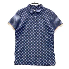 サイズ：2 MASTER BUNNY EDITION マスターバニーエディション  半袖ポロシャツ 花 総柄 ネイビー系 [240101484142] ゴルフウェア レディース ストスト