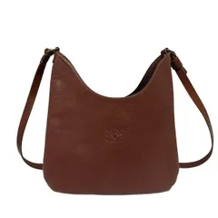 IL BISONTE(イルビゾンテ) ショルダーバッグ美品  - ブラウン レザー