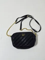 LAP ラップ キルティング ミニ チェーン クロスバック ブラック 1215