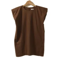 BEIGE(ベイジ) ノースリーブカットソー サイズ4 XL レディース - ダークブラウン クルーネック