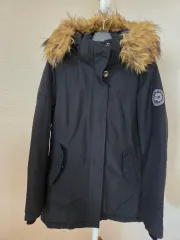 THE NORTH FACE ザノースフェイス レディース ブラック ダウン (ファー フード)