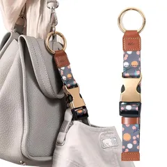 【新品】 ekax 荷物ストラップ ジャケットホルダー ワンタッチベルト ポタブル 留めベルト トラベルアクセサリー 旅行用 両手解放 調節可能 スーツケース キャリーケース ナイロン製 (森ガール)