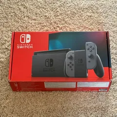 12-045 Switch 本体 バッテリー強化版 グレー 箱付き