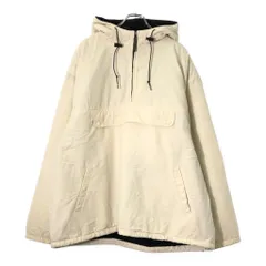 90年代 USA製 J.CREW SPORT ジェイクルー アノラックパーカージャケット 大きいサイズ アイボリー(メンズ XXL)中古 古着 V9364