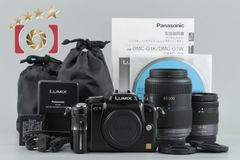 Panasonic パナソニック 【中古】Panasonic パナソニック LUMIX DMC-G1 ダブルズームレンズキット ブラック シャッター回数僅少 ミラーレスカメラ