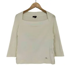 バーバリーロンドン BURBERRY LONDON ワンポイント刺繍 サイドロゴライン カットソー レディース JPN：2 