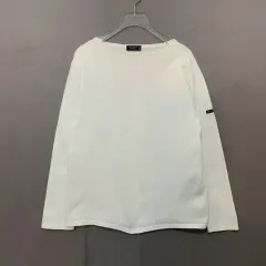 S M SAINT JAMES セントジェームス ボートネック 白 長袖Tシャツ