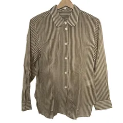 人気のLサイズ✨ウール混✨ MARGARET HOWELL 長袖シャツ WOOL LINEN TWILL | MARGARET HOWELL（マーガレット・ハウエル