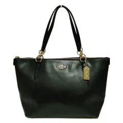 COACH(コーチ) トートバッグ クロスグレイン レザー アヴァ トートバッグ F35808 黒 レザー