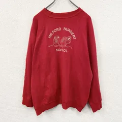 古着 used スウェット/トレーナー ヴィンテージ 赤 レッド