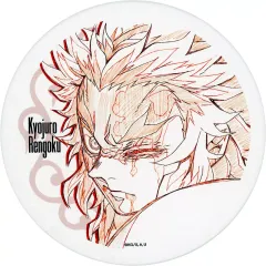 【中古】コースター 煉獄杏寿郎 原画陶器コースター 「劇場版 鬼滅の刃 無限列車編 上映四周年記念 炎柱・煉獄杏寿郎カフェ×ufotable Cafe×マチ★アソビCAFE×ufotable DINING×ufotable CINEMA」