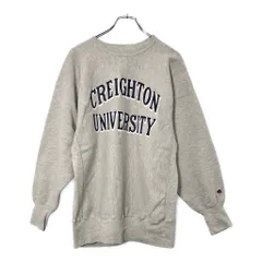 90年代 USA製 Champion チャンピオン REVERSE WEAVE リバースウィーブ スウェット カレッジ グレー(メンズ XL)中古 古着 V9376