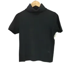 バーバリーロンドン BURBERRY LONDON ワンポイント刺繍 S/S タートルネックニット レディース JPN：2 