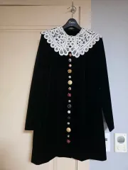 ツアーベルベットミニワンピース