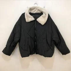 ボア襟付きショート丈ジャケット 【M】 mt01661