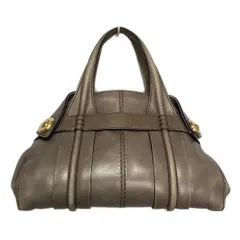 TOD'S(トッズ) ハンドバッグ - グレー レザー