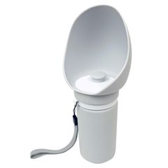 シリコン製ペット用ウォーターボトル ウォーキング用水分補給用ウォーターボトル 犬用ウォーターボトル ポータブルコンパクトウォーターボトル 食品グレード品質のシリコン製 大口径カップ ライトグレー 350ml コンパクトウォーター HMRMSMT A66