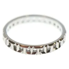 TIFFANY & Co. (ティファニー) Tトゥルー ナロー リング ホワイトゴールド Au750WG シルバー