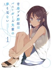 청춘 돼지 놈은 토끼 소녀 선배의 꿈을 꾸지 않는다 1 (완전 생산 한정판) [DVD] (중고품)