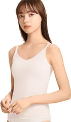 ブラトップ キャミソール ホワイト XSサイズ カップ付き 極上のホールド力で盛れる 速乾 レディース ブラキャミ 補正下着 HMRMSMT A47