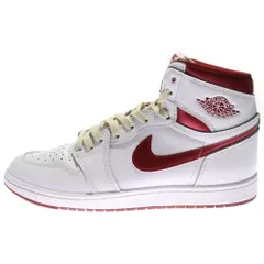 NIKE (ナイキ) AIR JORDAN 1 HIGH 85 METALLIC BURGUNDY エアジョーダン1 85 ハイカットスニーカー メタリックバーガンディ ホワイト/レッド US10.5/28.5cm BQ4422-161