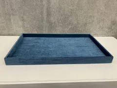 ジュエリー(アクセサリー)トレイ 長方形タイプ(中) ブルーの小物シリーズ