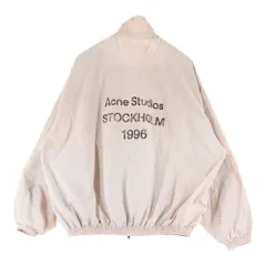 Acne Studios (アクネ ストゥディオズ) LOGO ZIPPER JACKET バックロゴ ジップアップジャケット ホワイト FN-MN-OUTW000996 B90707のサムネイル
