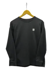 THE NORTH FACE (ザノースフェイス) ロングスリーブTシャツ 長袖カットソー スモールロゴ ワンポイントロゴ M ブラック メンズ/025