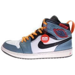 NIKE (ナイキ) ×FACETASM AIR JORDAN 1 MID SE FRLS APLA CU2802-100 ファッセタズム エアジョーダン1 フィアレス ミッドカットスニーカー ブルー/ホワイト US9/27cm