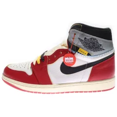 NIKE (ナイキ) ×UNION AIR JORDAN 1 RETRO HIGH OG Chicago HV8563-600 ユニオン エアジョーダン1 ハイ ハイカットスニーカー シカゴ レッド/ホワイト US10/28.0cm