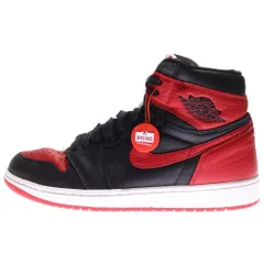 NIKE (ナイキ) AIR JORDAN 1 RETRO HIGH OG NRG HOMAGE TO HOME エアジョーダン1 オマージュトゥホーム ハイカットスニーカー ブラック/ホワイト/レッド US10/28cm 861428-061