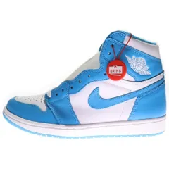 NIKE (ナイキ) AIR JORDAN1 RETRO HIGH UNC エアジョーダン1 ノースカロライナ ハイカットスニーカー ブルー/ホワイト US10/28cm 555088-117