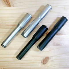 自転車用 クイルステム変換アダプター 22.2mm 25.4mm → 28.6mm アヘッド化 変径コラム アルミ製 ブラック シルバー MTB ピスト クロス対応