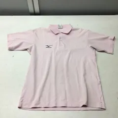 送料無料★MIZUNO ミズノ★半袖Tシャツ ポロシャツ トップス ゴルフシャツ★薄ピンク★SSサイズ#40308sjj34