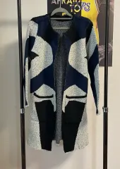 (送料無料)レディース オープンタイプ ニット カーディガン ロング丈 Free!