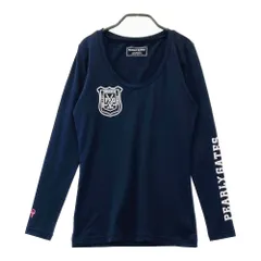 サイズ：0 PEARLY GATES パーリーゲイツ  長袖インナーTシャツ プリント  ネイビー系 [240101582213] ゴルフウェア レディース ストスト
