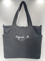 CS2055    アニエスベー　トートバッグ　ブラック　ショルダー無し